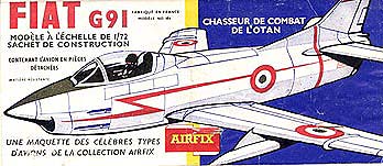 Fiat G91 - French Header Card - 30k file