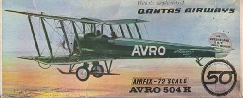 Qantas Avro 504K kit - 27k file